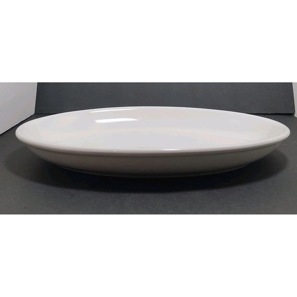 Opificio Etico Oval Ceramic Serving Platter 12.5 X 8 In White Made In Italy - Picture 2 of 10